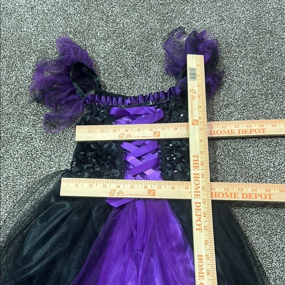 Witch costume Enchanting Purple and Black Kids Costume size 6/8